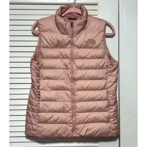 The North Face Women's Pink Aconcagua Down Puffer Vest Size Medium 3150 - Picture 11 of 15